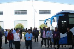 熱烈歡迎市領(lǐng)導(dǎo)蒞臨公司參觀指導(dǎo)工作！